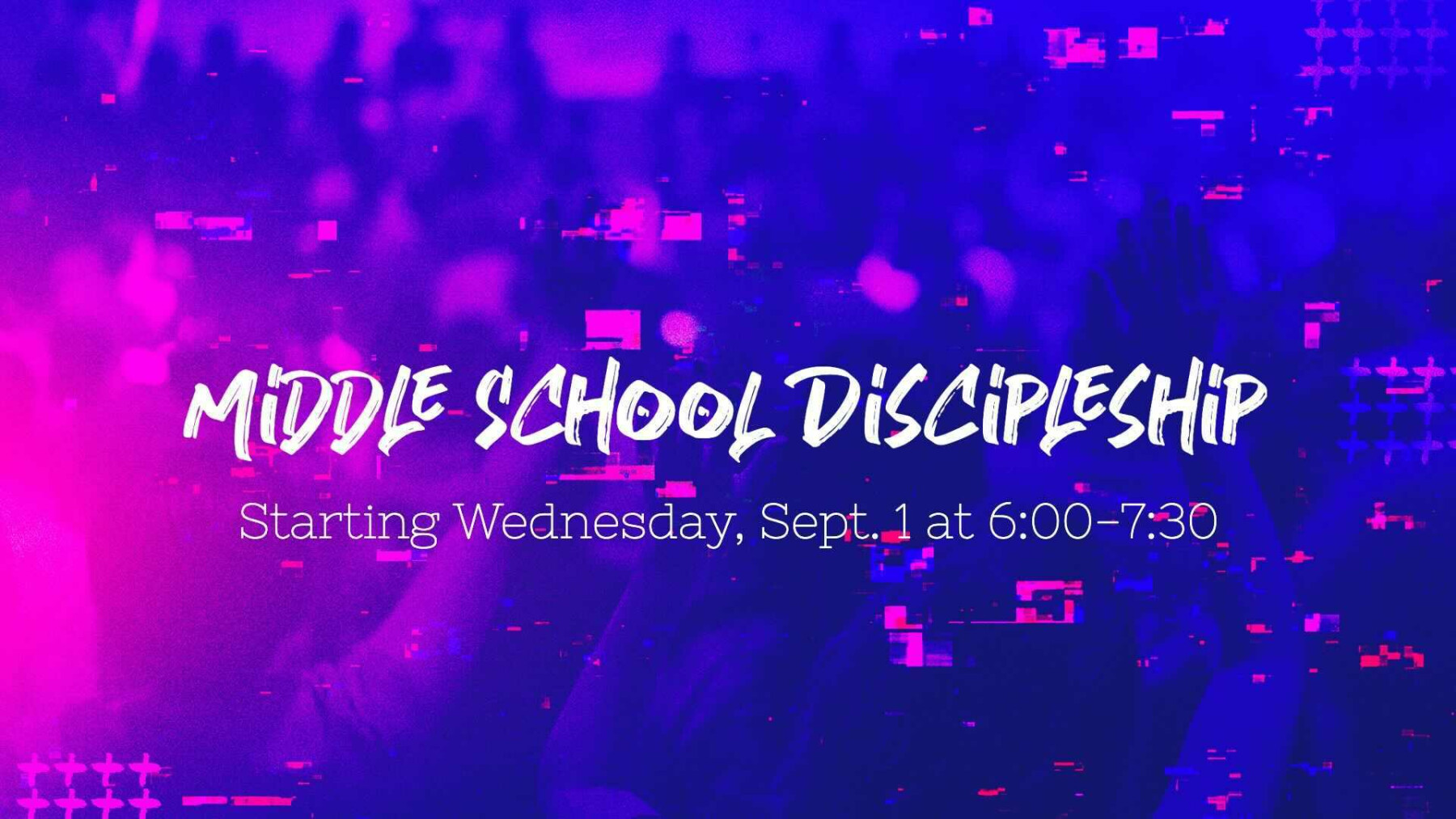 Middle School Discipleship 